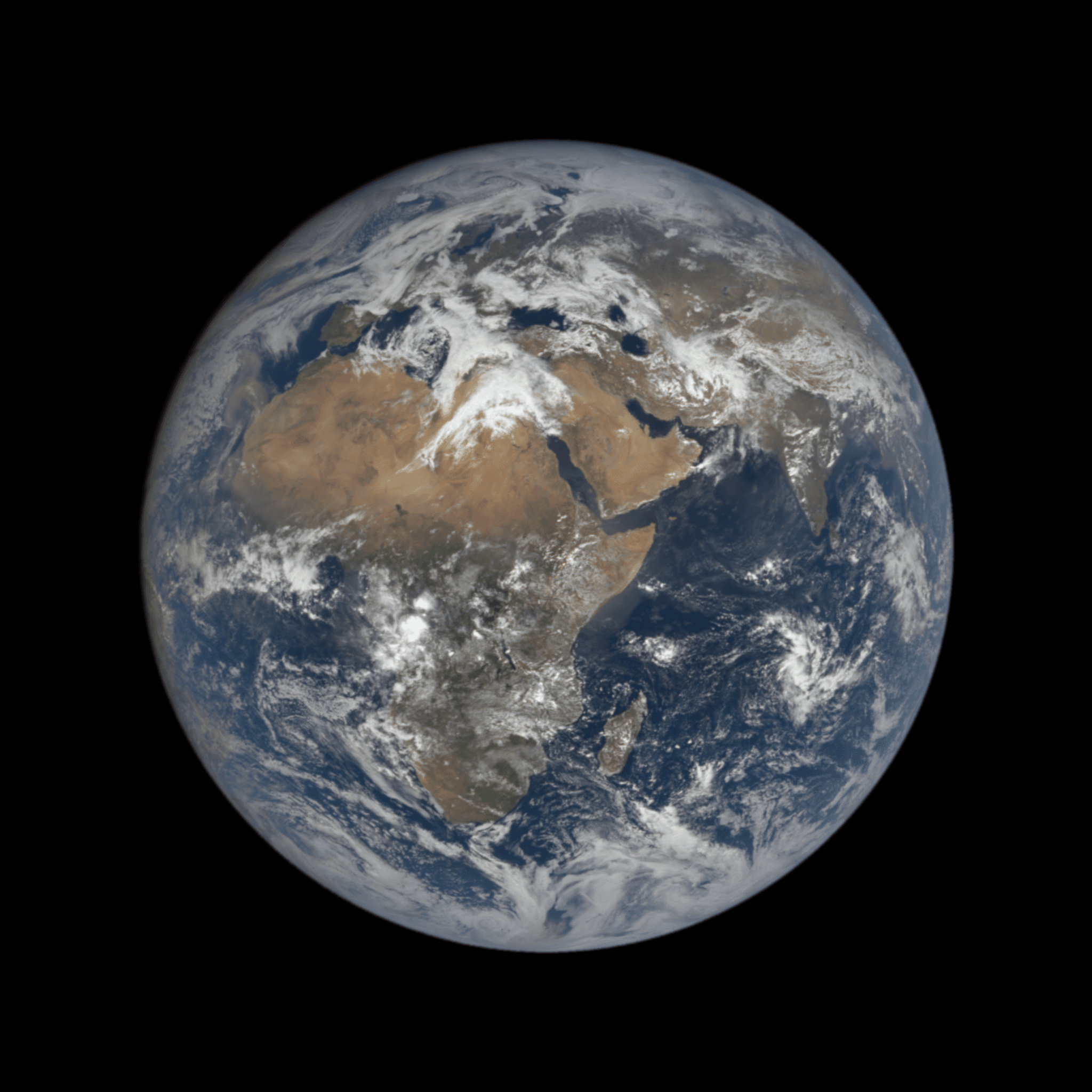 Full-disc Earth — 2026-04-01