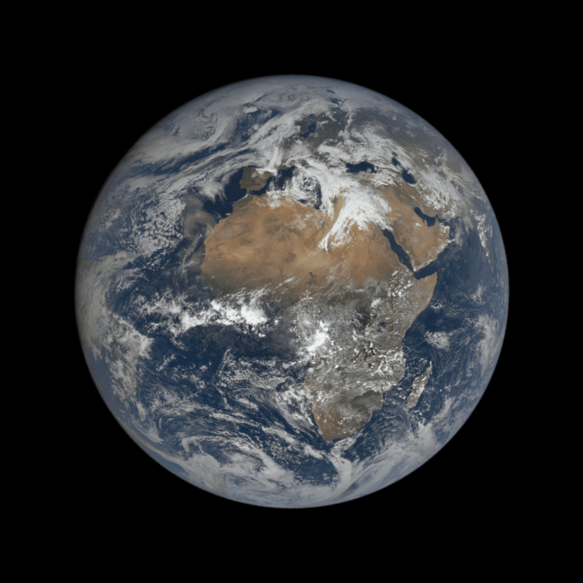 Full-disc Earth — 2026-04-01