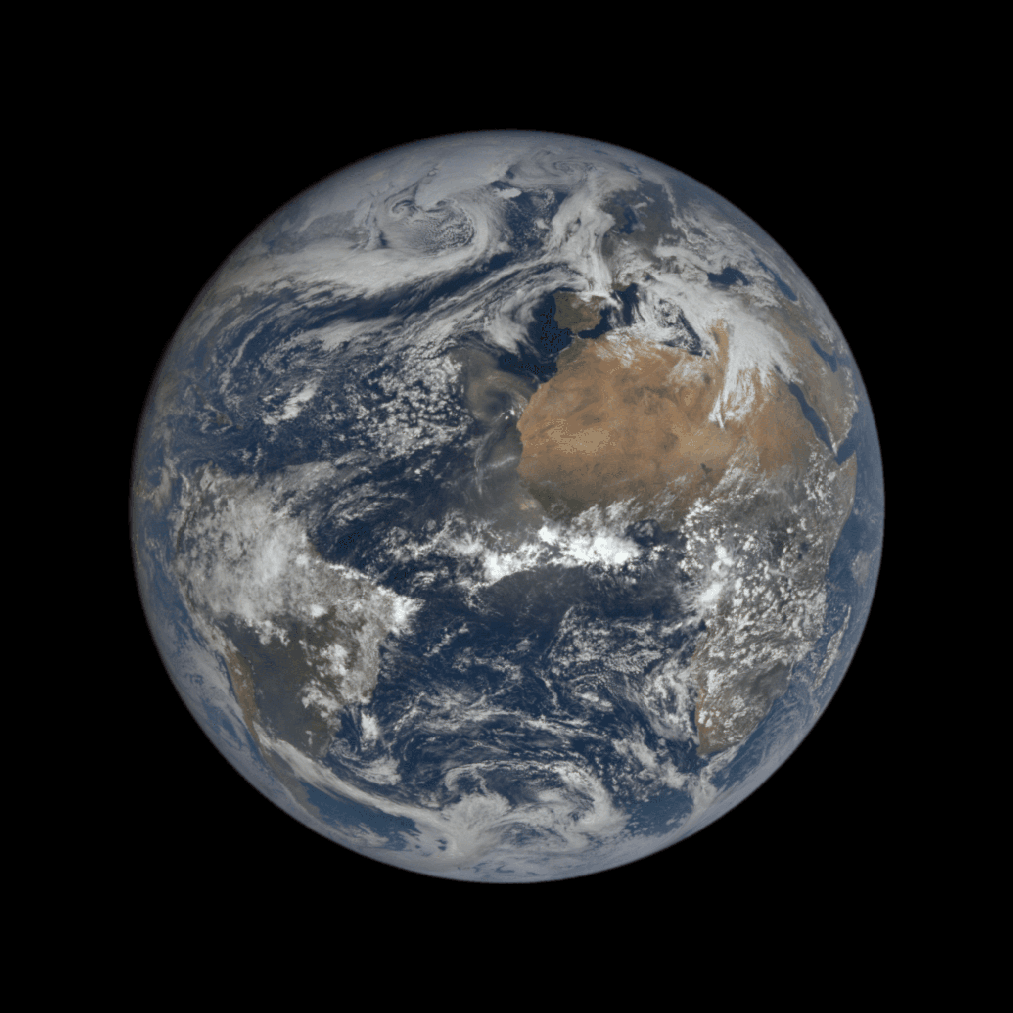 Full-disc Earth — 2026-04-01